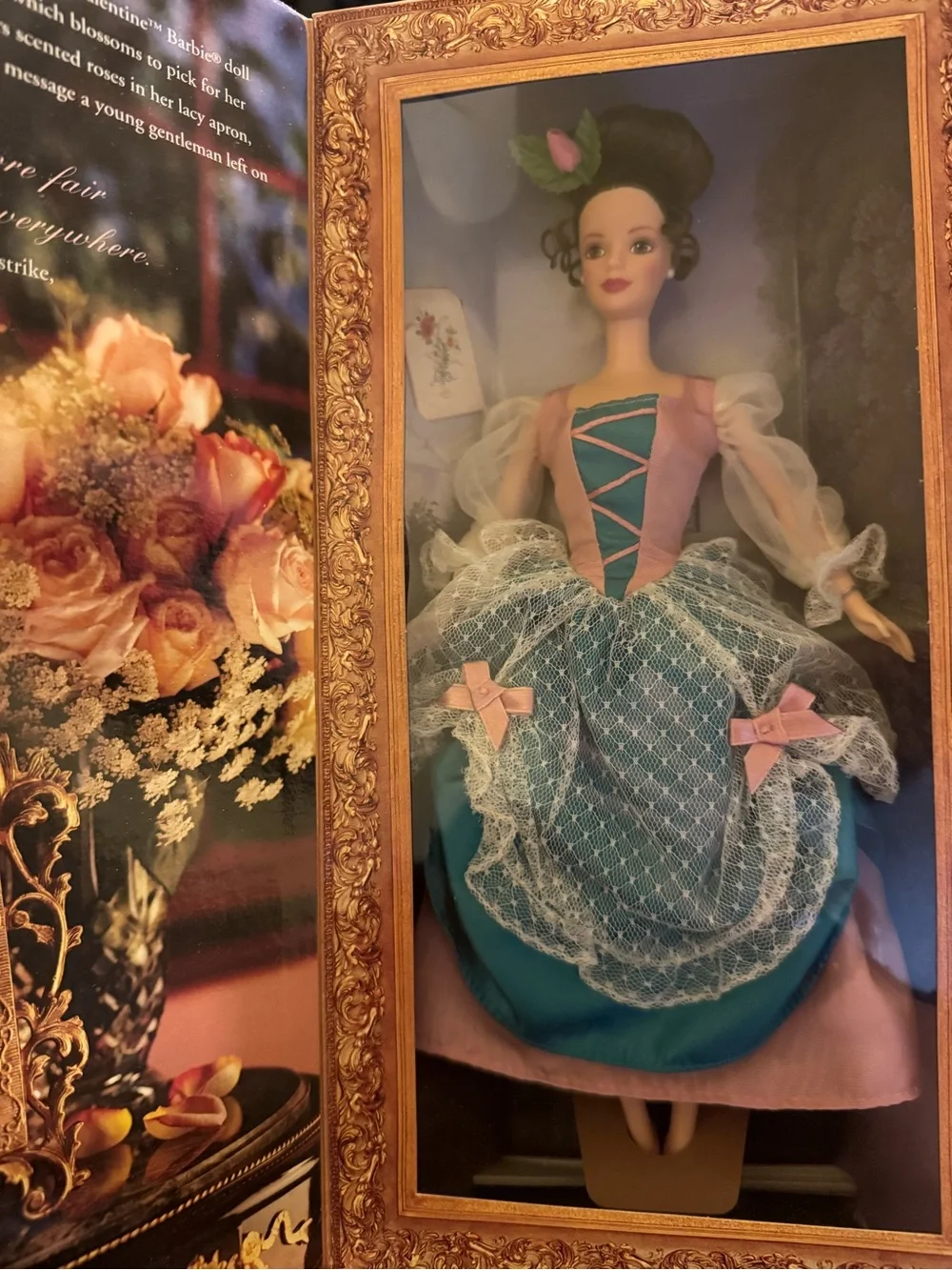 Hallmark Barbie Fair Valentine Doll in Pink and White